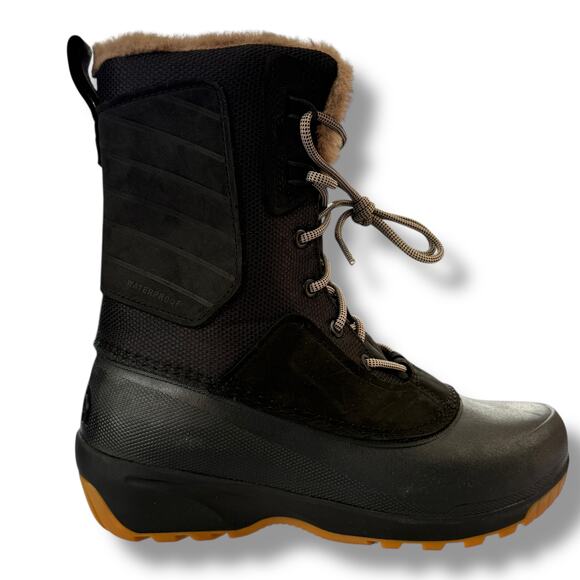 The North Face Shellista IV Luxe WP Winter Boots Women's Size 7 Waterproof Black - Picture 4 of 9